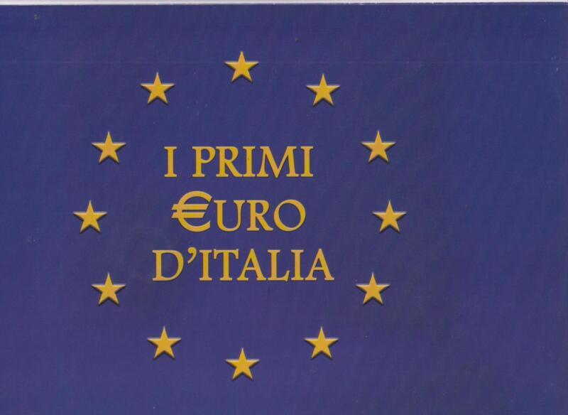 Folder Italia, Data 02/01/2002, I Primi Euro d’Italia (cat. n. 2616-2619)