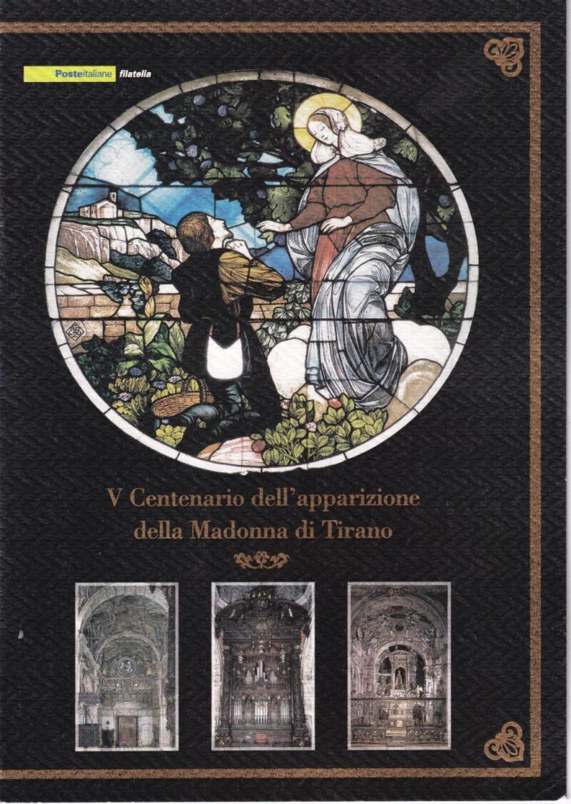 Folder Italia, Data 04/09/2004, V Centenario dell’apparizione della Madonna di Tirano (cat. n. 2818)