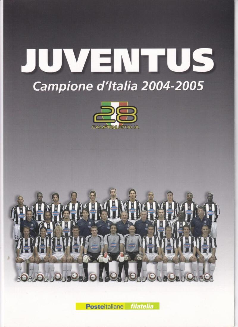 Folder Italia, Data 06/06/2005, Juventus Campione d’Italia 2004-2005 (cat. n. 2872)