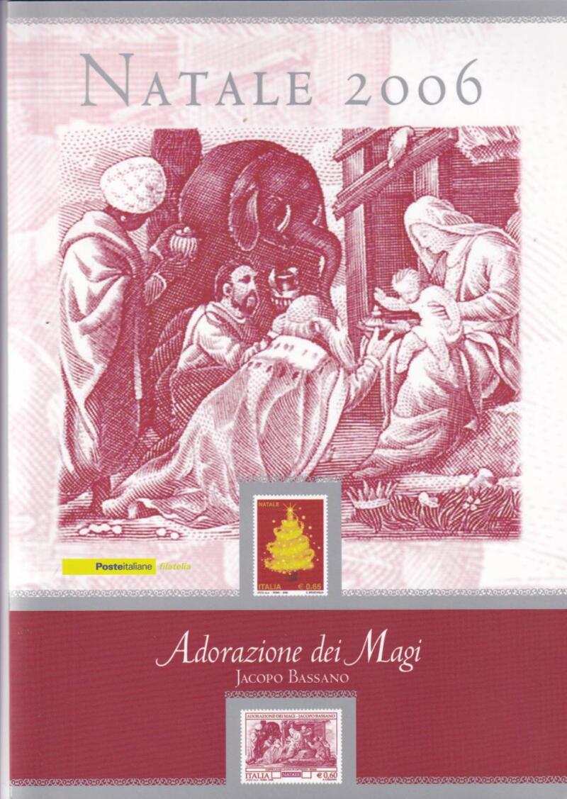 Folder Italia, Data 28/10/2006, Natale 2006 Adorazione del Magi Jacopo Bassano (cat. n. 2980-2981)