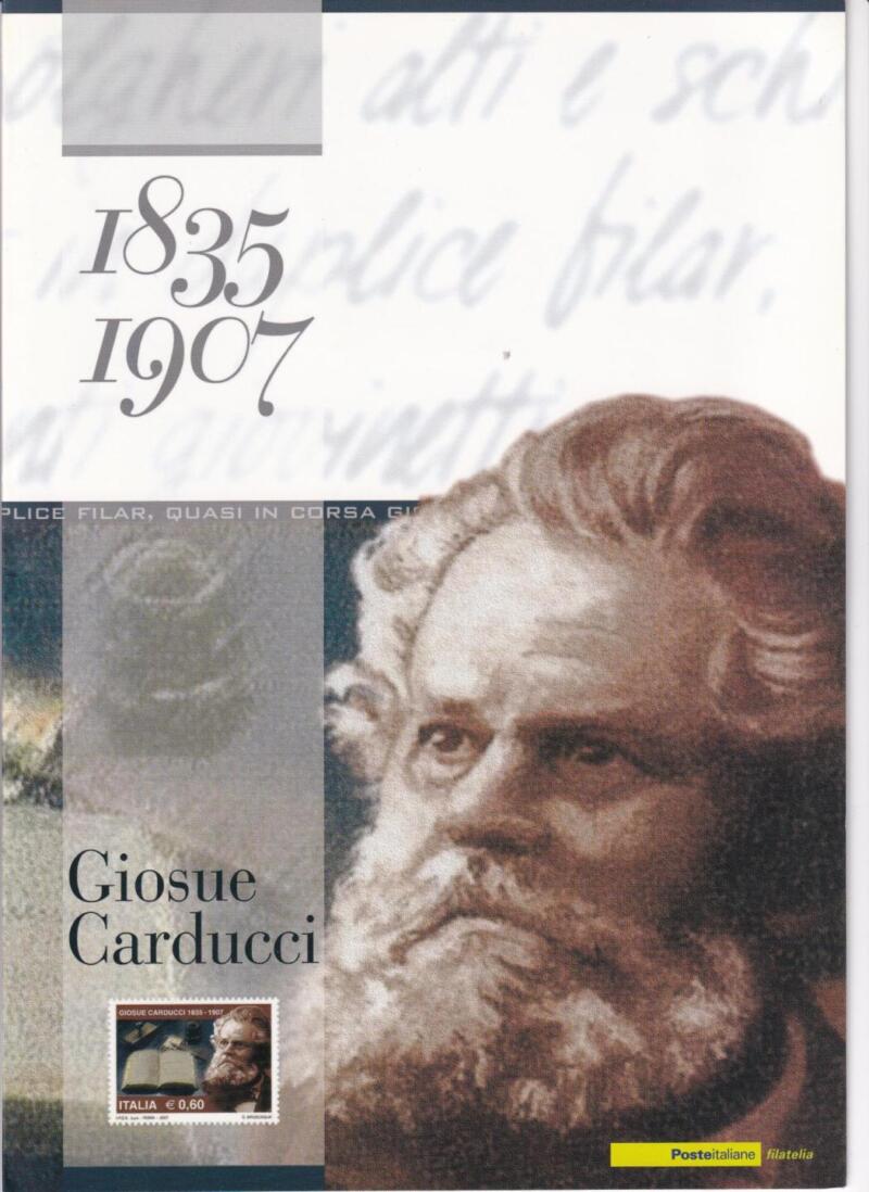Folder Italia, Data 16/02/2007, Giosue Carducci 1835-1907 (cat. n. 2995)
