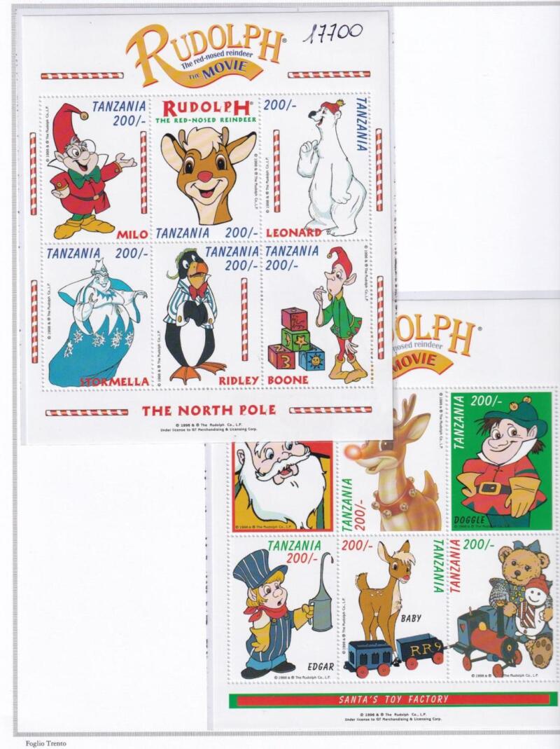 Foglietti Tanzania, Anno 1998, Rudolf