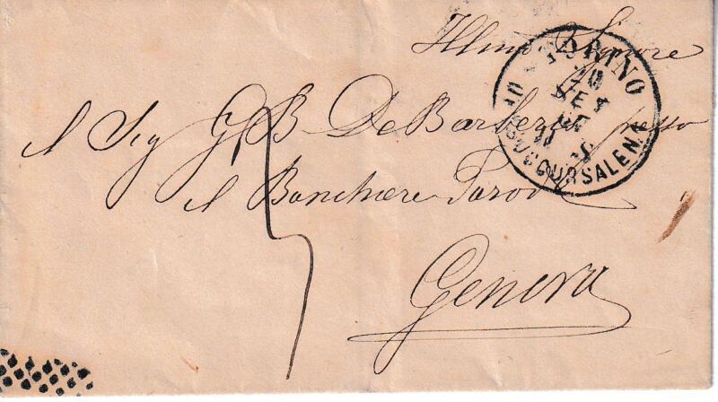 Prefilatelica. Lettera TORINO SUCCURSALE 1 - 20 SET 67 - II S a Genova