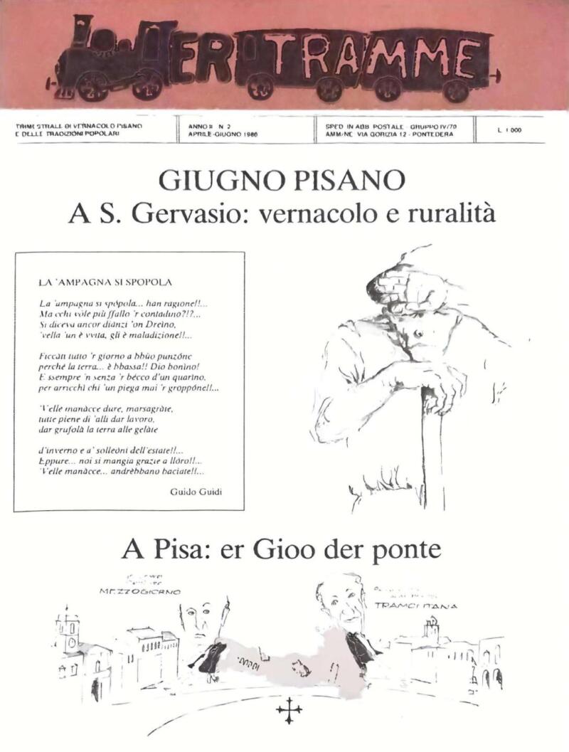 Rivista Er Tramme Anno II n. 2, aprile-giugno 1986