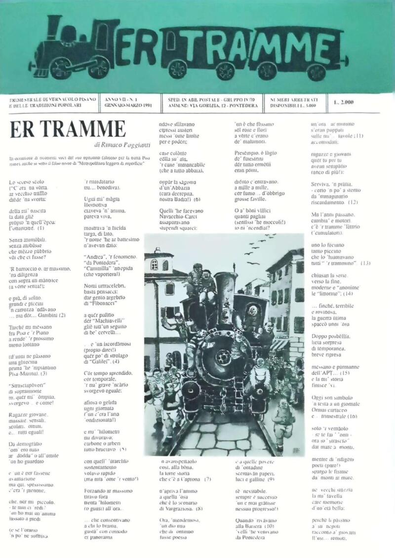 Rivista Er Tramme Anno VII N. 1 gennaio-marzo 1991