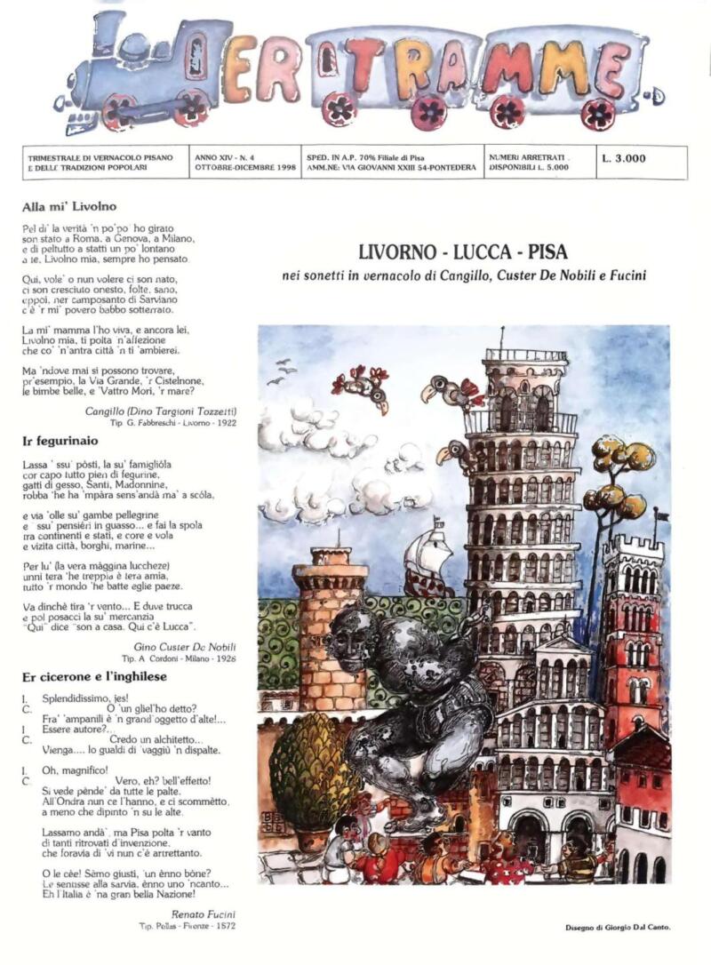 Rivista Er Tramme Anno XIV n. 4 ottobre-dicembre 1998