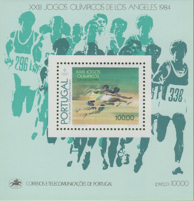 Foglietto Portogallo Anno 1984 Los Angeles 1984 (BF 46)