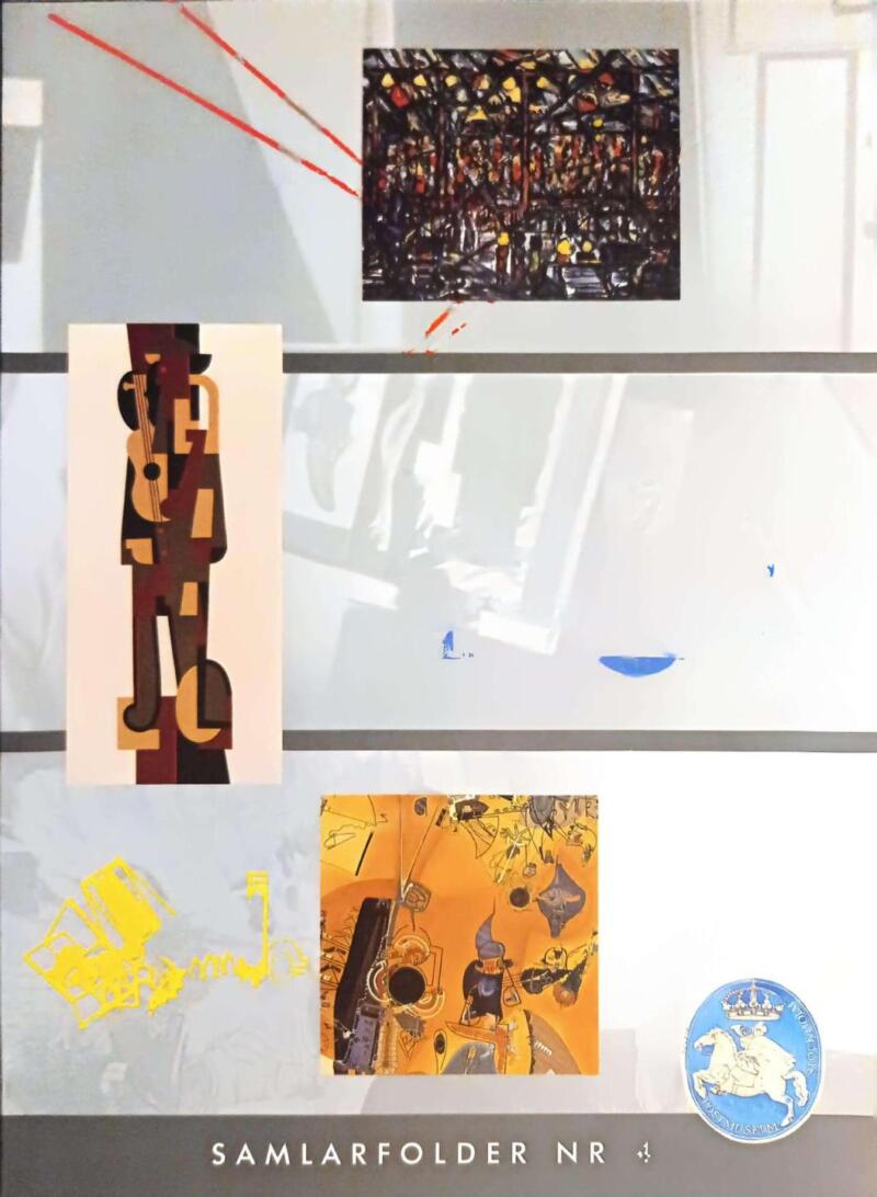 Folder Svezia Anno 1993 Francobolli Serie Europa. Arte contemporanea (BF 23)