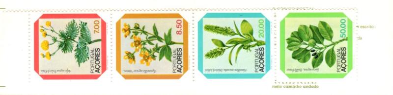 Libretto Azzorre Anno 1981 Flora locale. Prima serie (Lb 345)