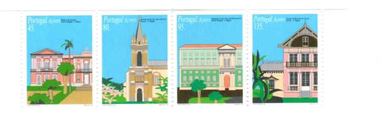 Libretto Azzorre Anno 1995 Architettura nelle Azzorre (Lb 453)