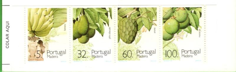 Libretto Madera Anno 1990 Piante e frutti subtropicali (Lb 137)