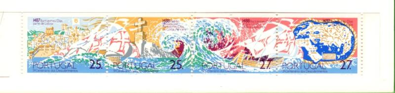 Libretto Portogallo Anno 1988 Quinto centenario dei viaggi di Bartolomeo Dias (Lb 1724A)