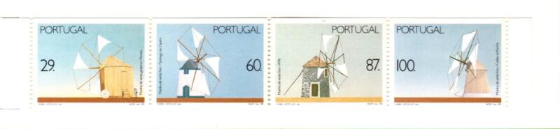 Libretto Portogallo Anno 1989 Mulini a vento (Lb 1771B)