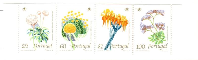 Libretto Portogallo Anno 1989 Flora. Fiori selvatici (Lb 1781B)