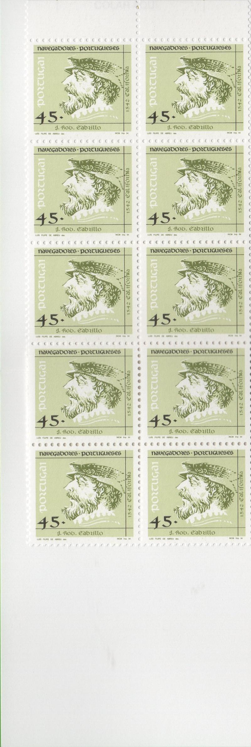 Libretto Portogallo Anno 1994 Navigatori portoghesi. Quinta serie (Lb 1987)