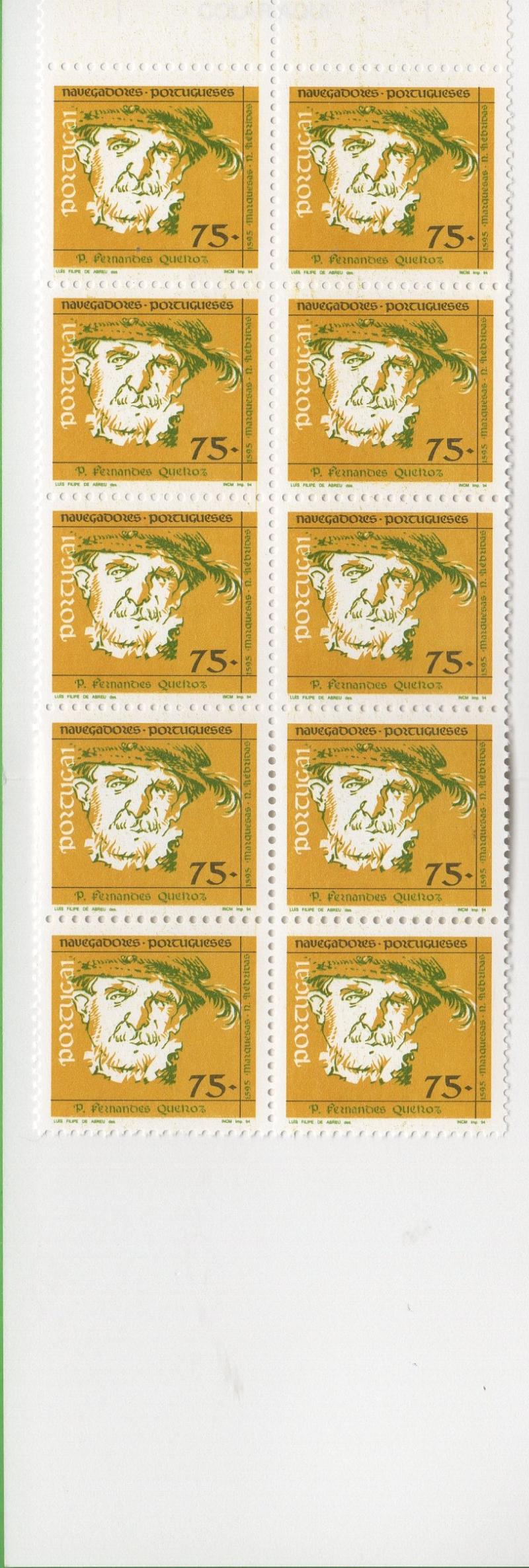 Libretto Portogallo Anno 1994 Navigatori portoghesi. Quinta serie (Lb 1988)