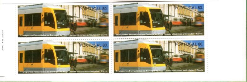 Libretto Portogallo Anno 1995 Modernizzazione de trasporti ferroviari. Seconda serie (Lb 2068)