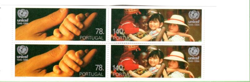 Libretto Portogallo Anno 1996 Cinquantenario UNICEF (Lb 2100B)