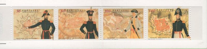 Libretto Portogallo Anno 1998 350esimo anniversario del Genio militare (Lb 2209B)