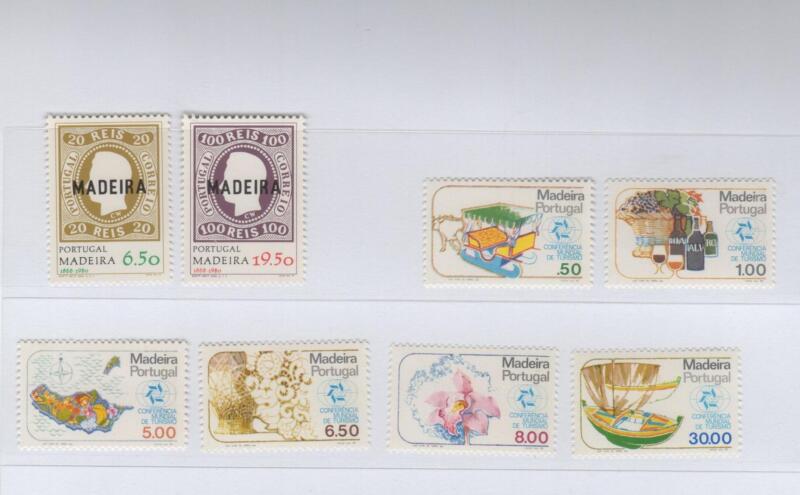 Francobolli Madera Anno 1980 Annata completa