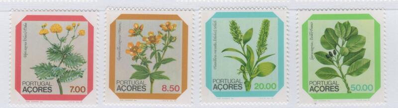 Francobolli Azzorre Anno 1981 Flora locale Prima serie