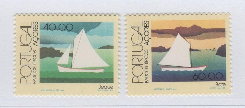 Francobolli Azzorre Anno 1985 Imbarcazioni locali