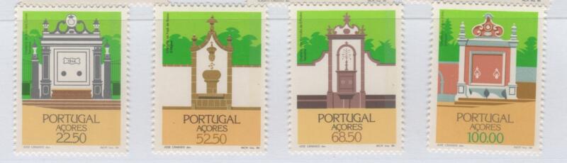 Francobolli Azzorre Anno 1986 Architettura locale Fontane