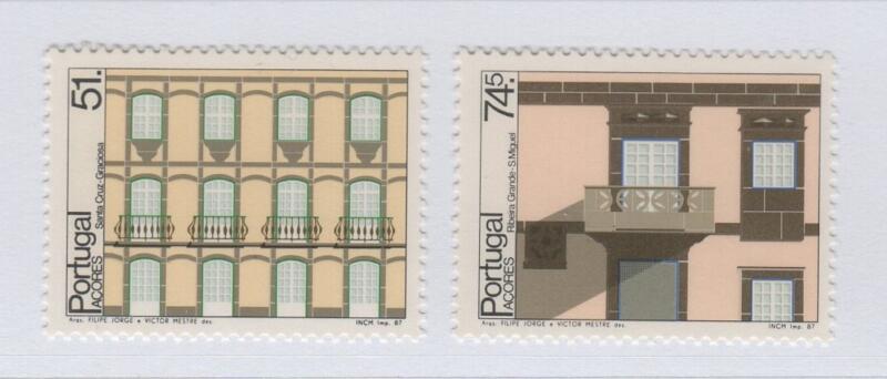 Francobolli Azzorre Anno 1987 Finestre e balconi delle Azzorre