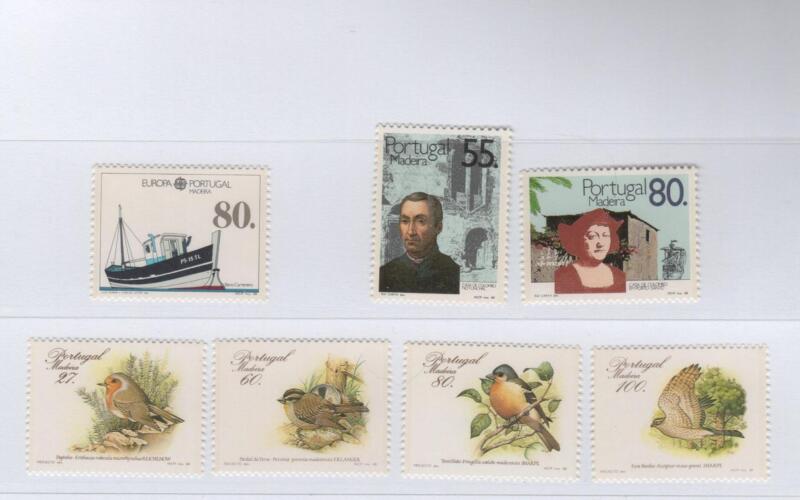 Francobolli Madera Anno 1988 Annata completa escluso foglietto