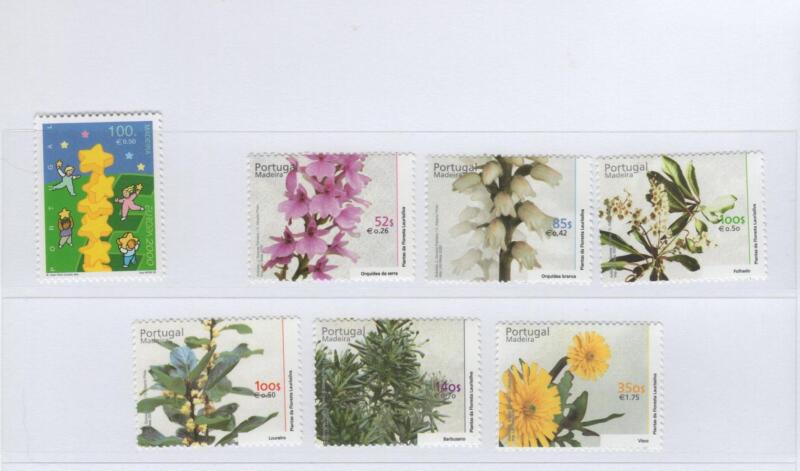 Francobolli Madera Anno 2000 Varie emissioni (cat. n. 206 e n. 207-211)