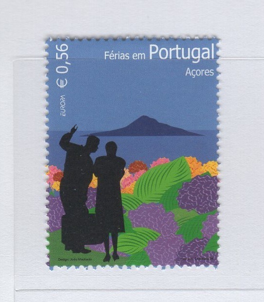 Francobollo Azzorre Anno 2004 Europa Le vacanze