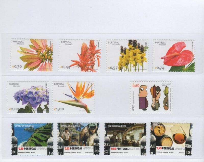 Francobolli Madera Anno 2006 Annata completa escluso Foglietti