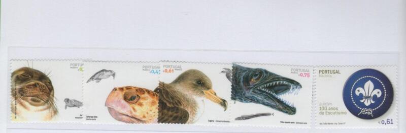 Francobolli Madera Anno 2007 Varie emissioni (cat. n. 270-273 e n. 278)