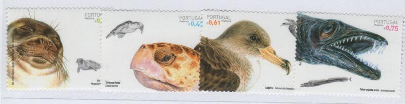 Francobolli Madera Anno 2007 cat. n. 270-273 Fauna Marina