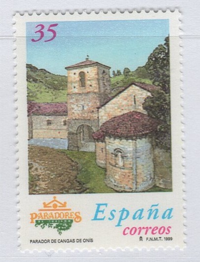 Francobolli Spagna Anno 1999 Paradores turistici Seconda serie (cat. n. 3217)