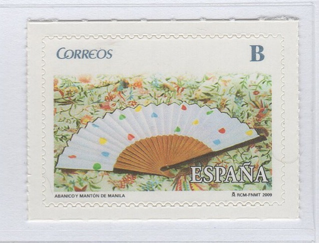 Francobollo Spagna Anno 2009 Accessori tradizionali spagnoli Autoadesivi (cat. n. 4115)