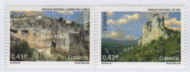 Francobolli Spagna Anno 2009 Natura (cat. n. 4135-4136)