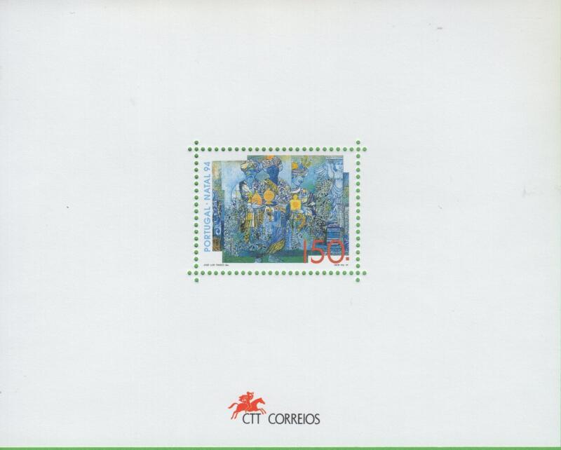 Foglietto Portogallo Anno 1994 Natale (BF 106)