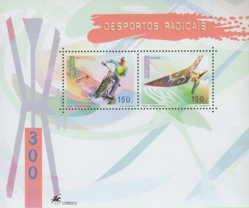Foglietto Portogallo Anno 1997 Sport estremi (BF 126)