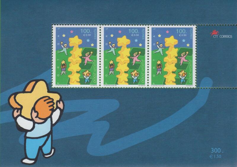 Foglietto Azzorre Anno 2000 Europa Europa 2000 (BF 20)