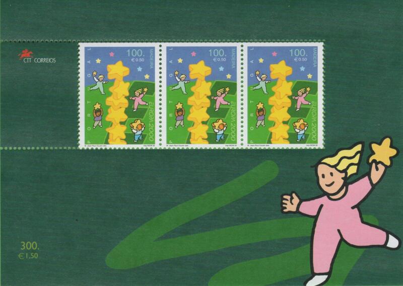 Foglietto Madera Anno 2000 Europa Europa 2000 (BF 20)