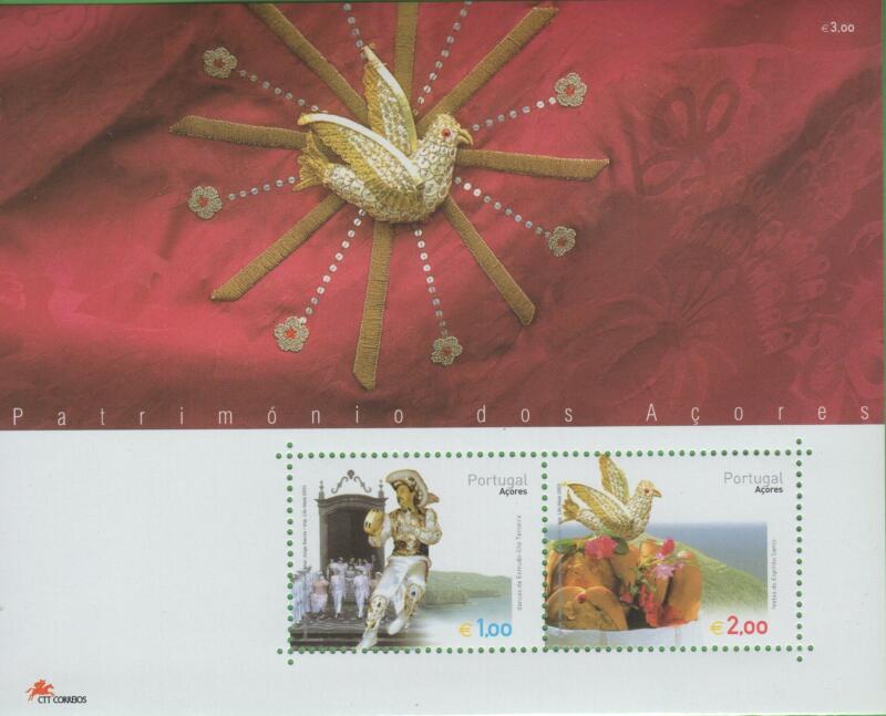 Foglietto Azzorre Anno 2003 Patrimonio delle Azzorre (BF 26)
