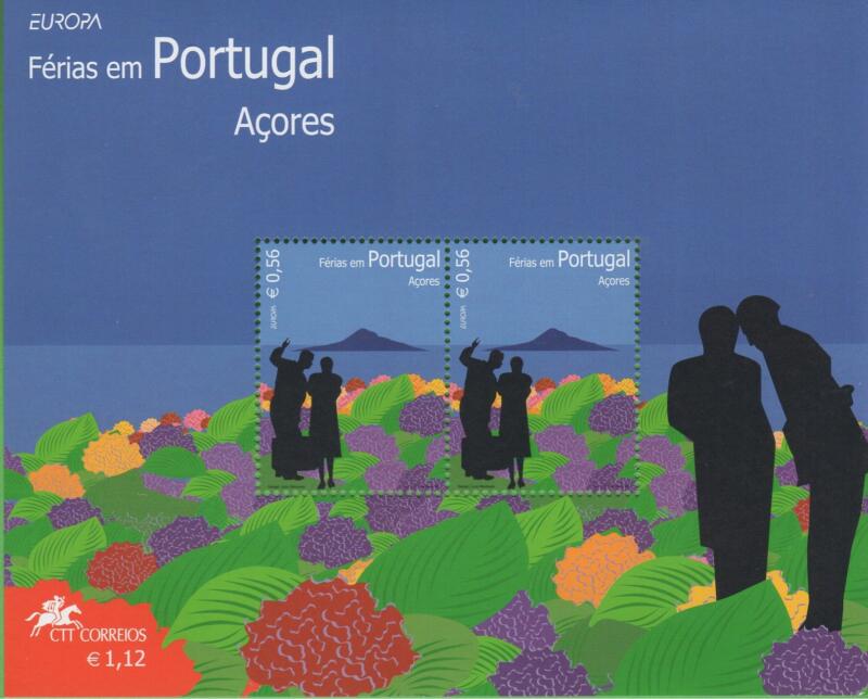 Foglietto Azzorre Anno 2004 Europa Le vacanze (BF 27)