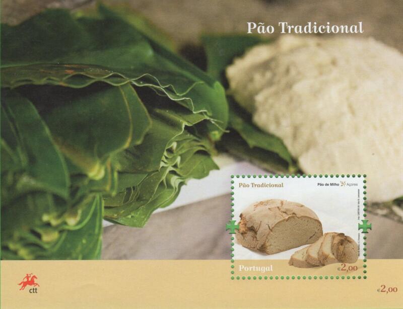 Foglietto Azzorre Anno 2009 Pane tradizionale (BF 42)