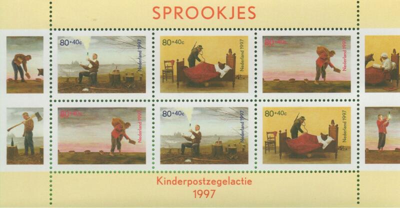 Foglietto Olanda Anno 1997 Pro Infanzia Favole (BF 54)