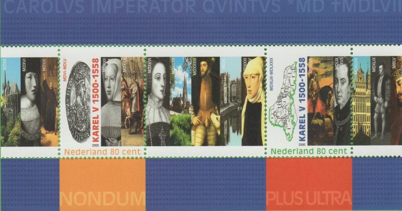 Foglietto Olanda Anno 2000 Quinto centenario della nascita di Carlo V (BF 63)