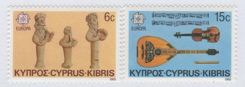 Francobolli Cipro Anno 1985 Europa Anno europeo della musica