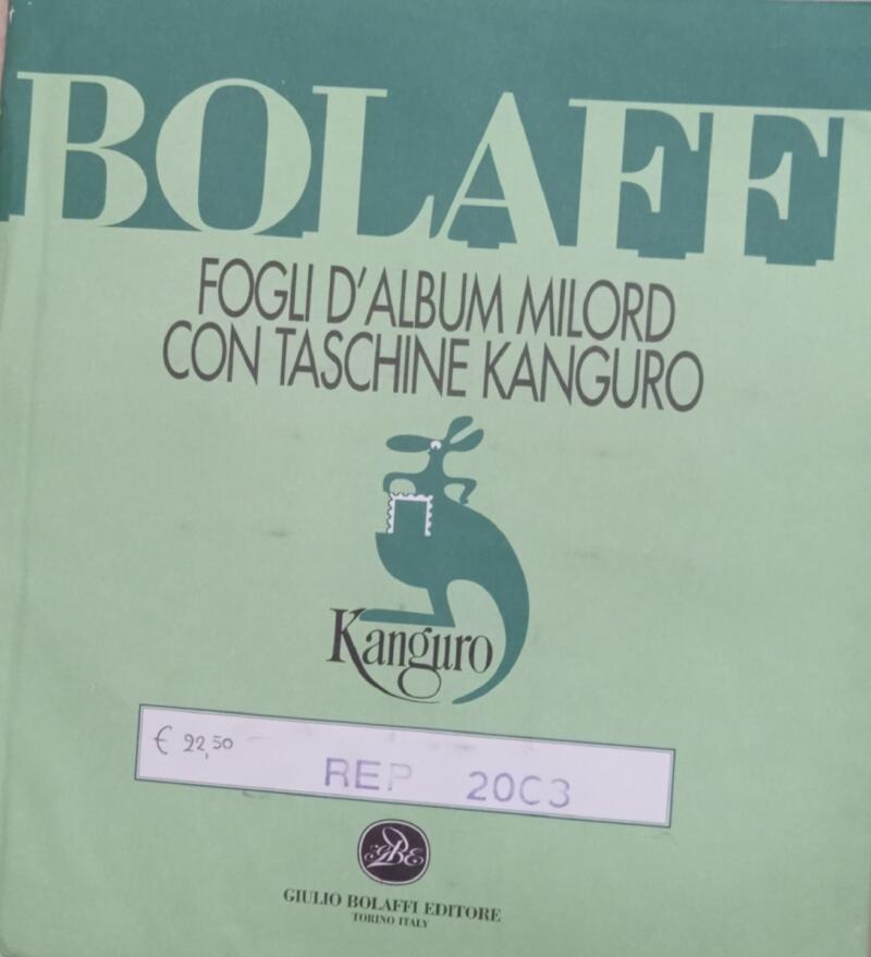 Fogli d'album Milord Bolaffi Italia Repubblica 2003