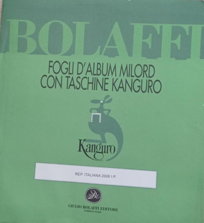 Fogli d'album Milord Bolaffi Italia Repubblica Interi Postali 2006