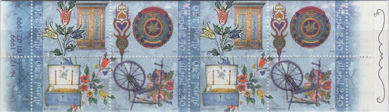 Libretto Aland Anno 1999 Arte popolare Decorazioni per mobili e oggetti